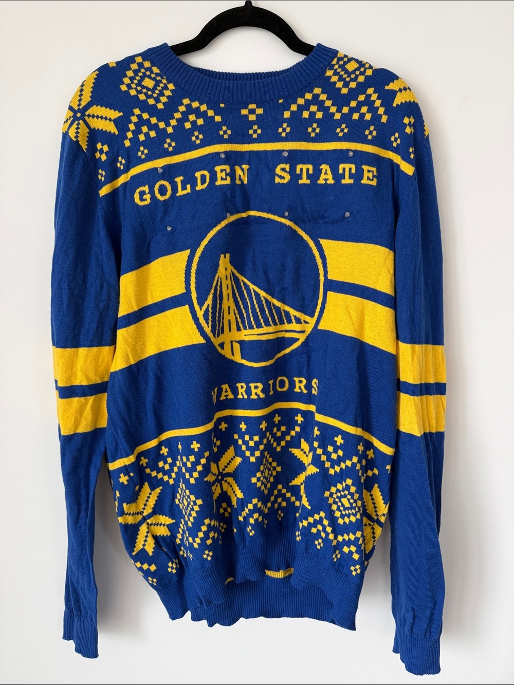Light Up Golden State Warriors Christmas Sweater